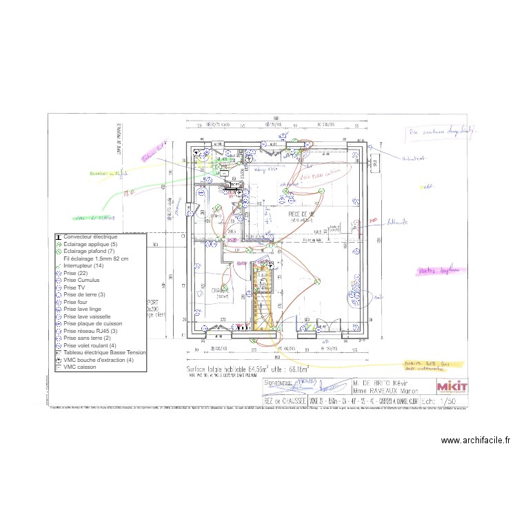 DE BRITO RDC Elec. Plan de 0 pièce et 0 m2