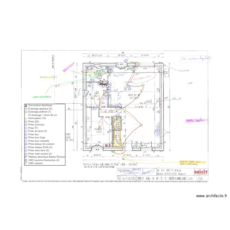 DE BRITO RDC Elec. Plan de 0 pièce et 0 m2