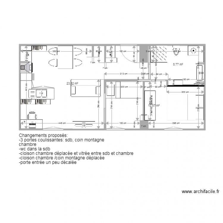 T2 plan 1 . Plan de 0 pièce et 0 m2