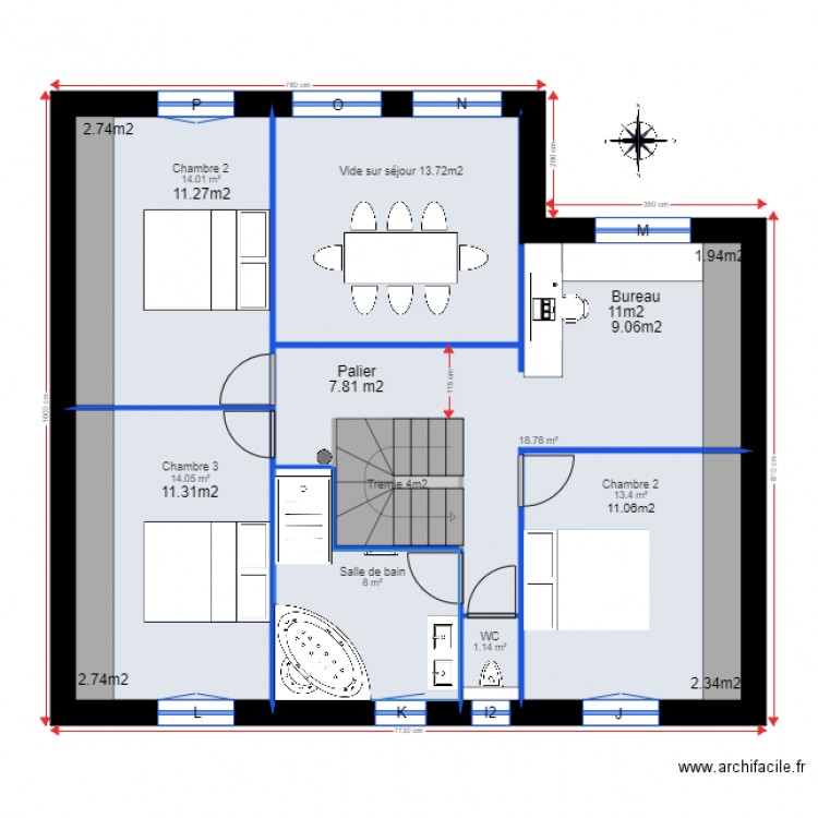 Projet 2. Plan de 0 pièce et 0 m2