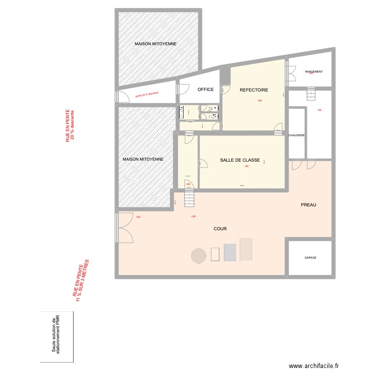 ecole autichamp EXISTANT. Plan de 0 pièce et 0 m2