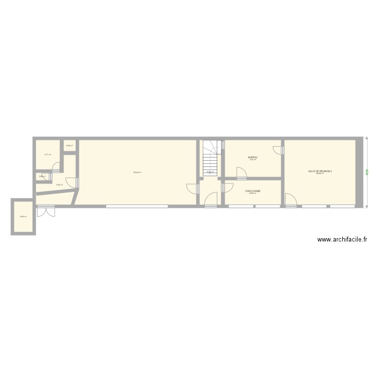 SALLES PAROISSIALES V01. Plan de 0 pièce et 0 m2