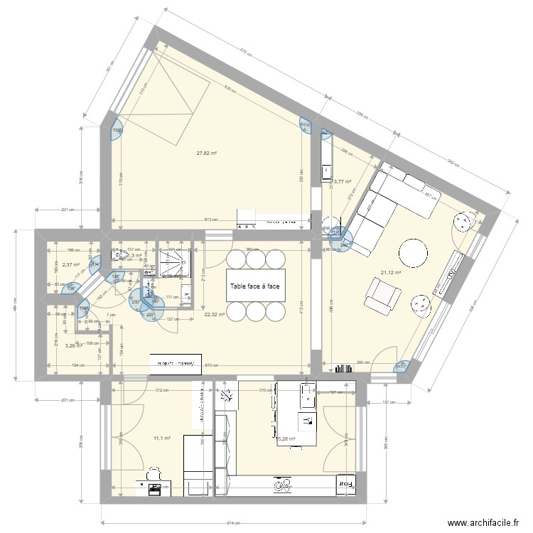 Plan Simple Grand. Plan de 0 pièce et 0 m2
