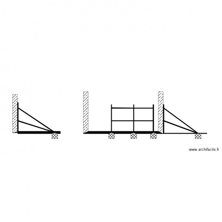 butonnage. Plan de 0 pièce et 0 m2