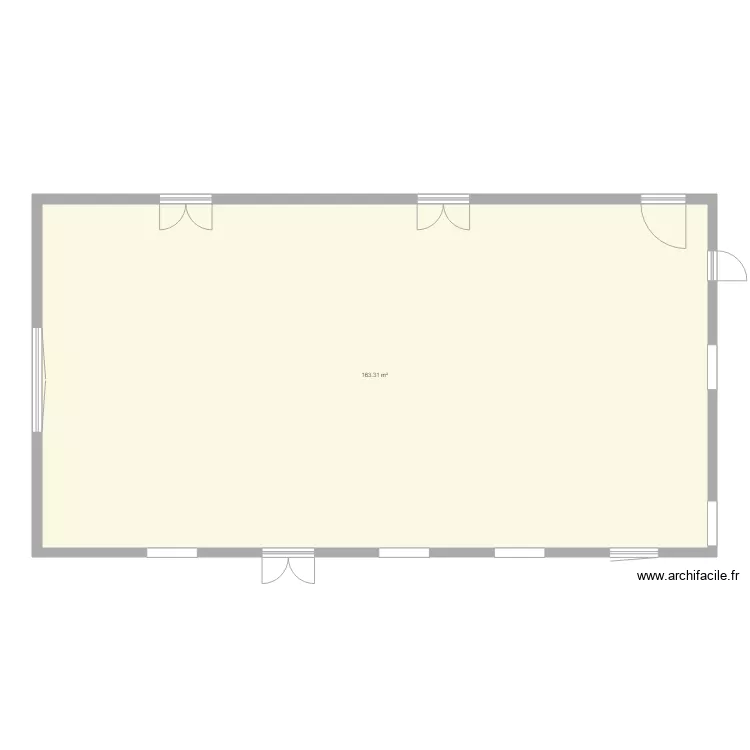 Salle r&eacute;ception Chateau Gassies. Plan de 