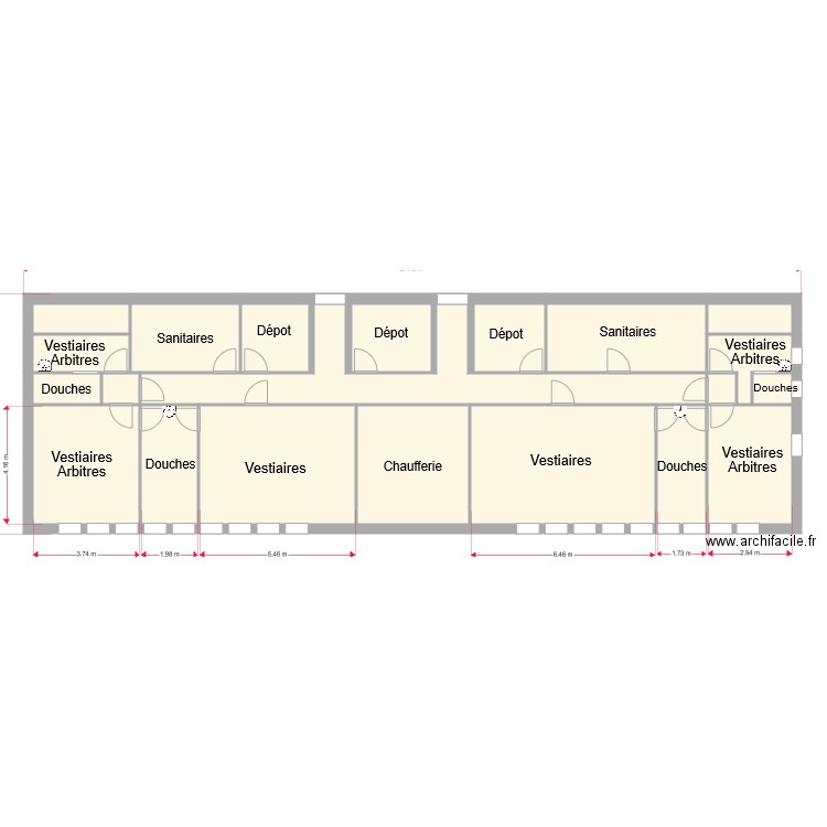 Stade. Plan de 0 pièce et 0 m2