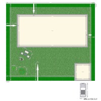 Plan pelouse lot 6 539 m2 (256 m2 constructible)