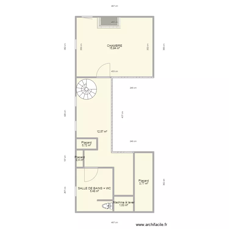 MURA 2EME NIVEAU. Plan de 