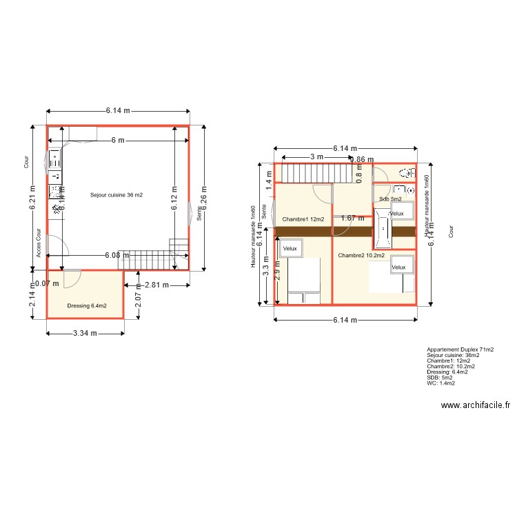 planDuplexInterne1606201910h31. Plan de 0 pièce et 0 m2