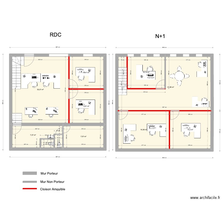 Dijon RDC Avant Travaux 2. Plan de 0 pièce et 0 m2