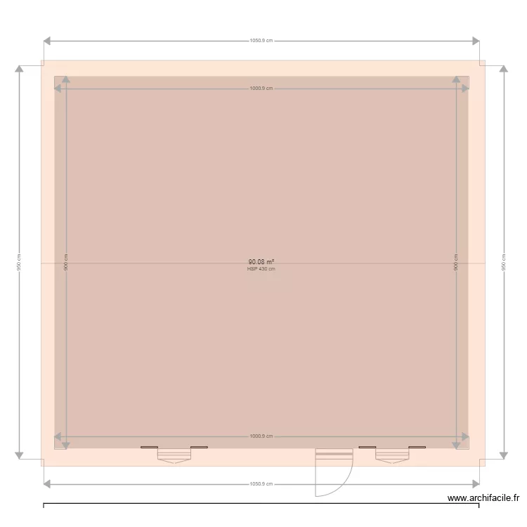 maiosn existante joseph. Plan de 