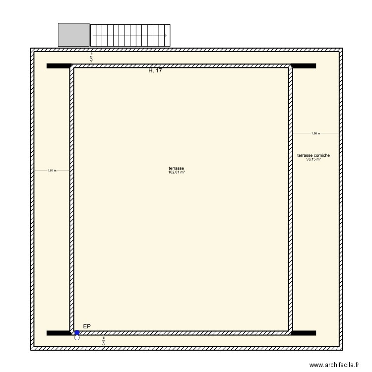 OLRY.    IMMEUBLE TOITURE TERRASSE INACC. Plan de 0 pièce et 0 m2