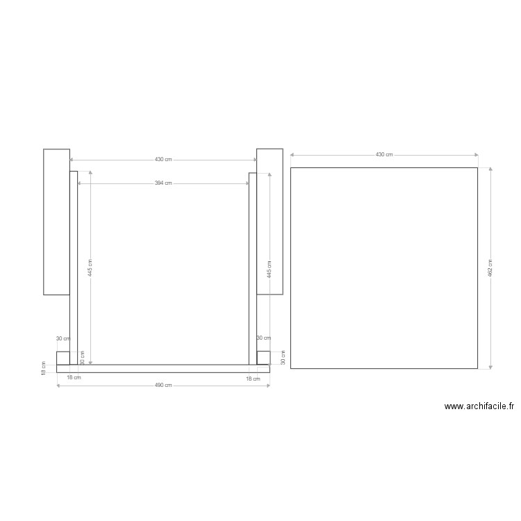 Robinet terrasse. Plan de 0 pièce et 0 m2