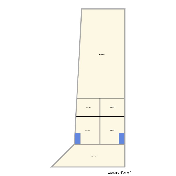 porc 1. Plan de 0 pièce et 0 m2