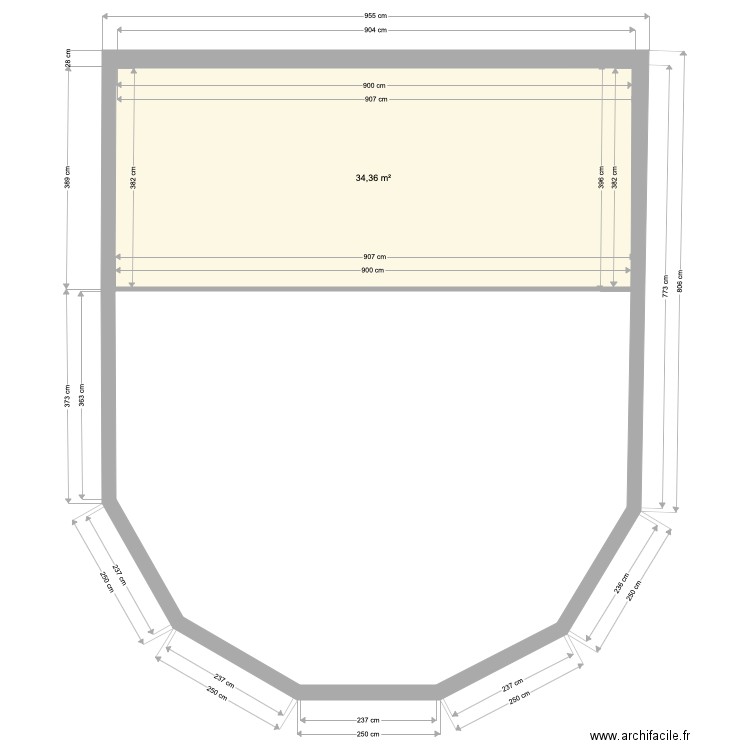 PLAN COUPE. Plan de 0 pièce et 0 m2