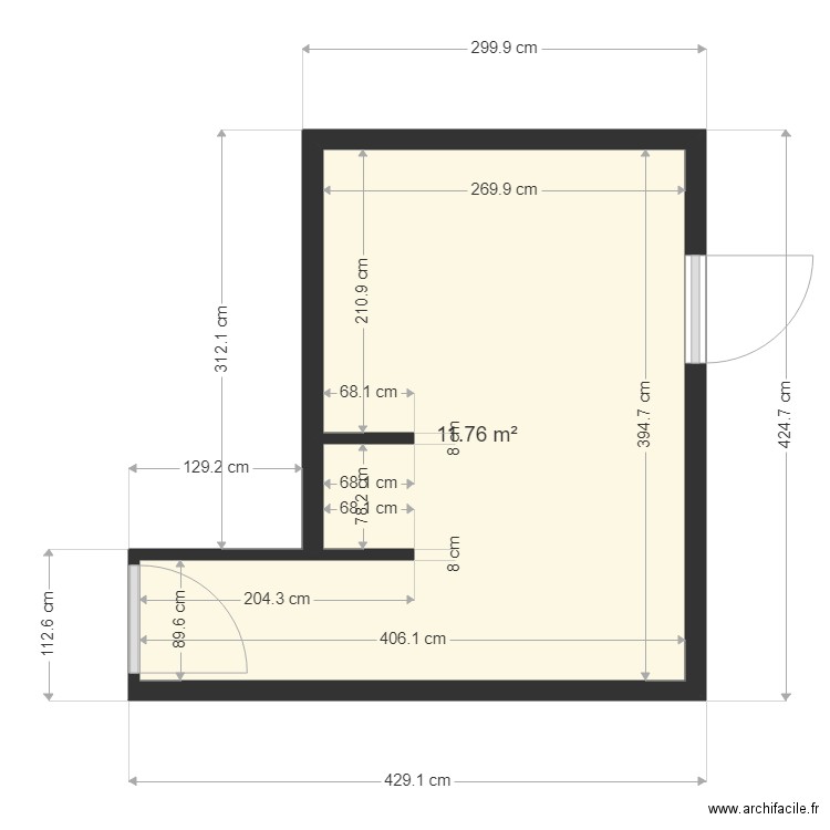 cuisine Lastiri. Plan de 0 pièce et 0 m2