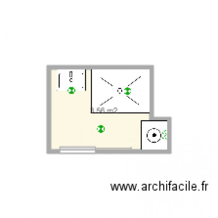 SDB SAVARD. Plan de 0 pièce et 0 m2