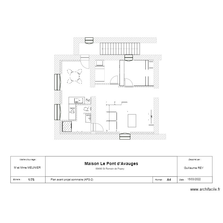 Maison St Romain de Popey APS-2. Plan de 0 pièce et 0 m2