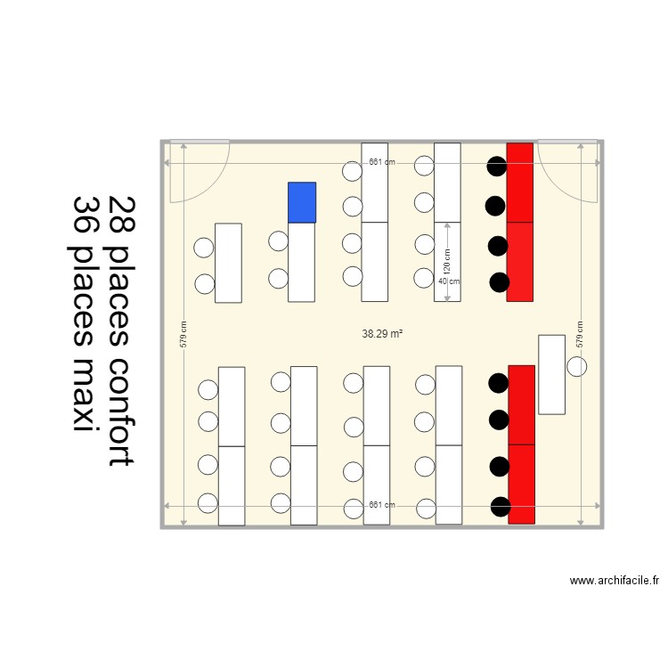 Salle 13 . Plan de 0 pièce et 0 m2