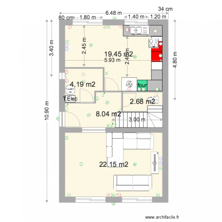 Oznur FILAIRE RDCH 26062015. Plan de 0 pièce et 0 m2