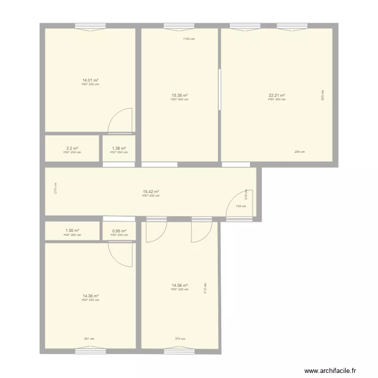 PLAN EXISTANT M HERRMANN. Plan de 