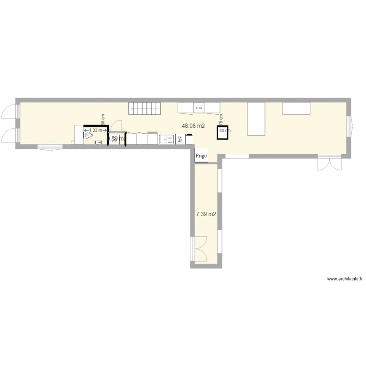 Cuisine Bellecour Projet 1. Plan de 0 pièce et 0 m2