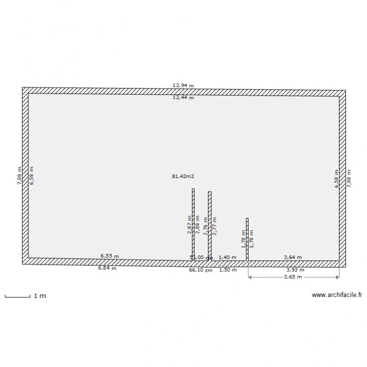 Maison -Projet. Plan de 0 pièce et 0 m2