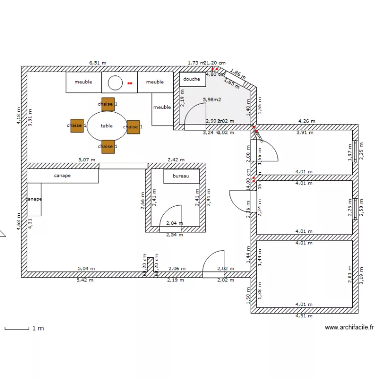 maison 1. Plan de 