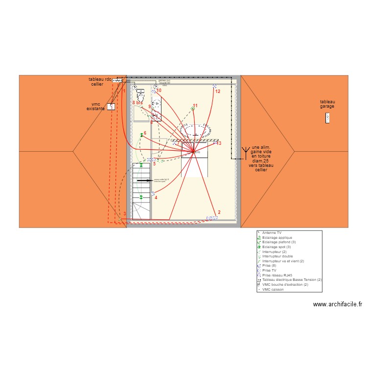 SILED MANDRES LES ROSES  DSB . Plan de 0 pièce et 0 m2