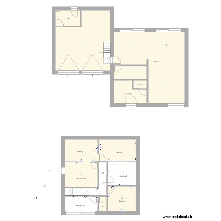 HerrmannAbrahamEtage. Plan de 12 pièces et 186 m2
