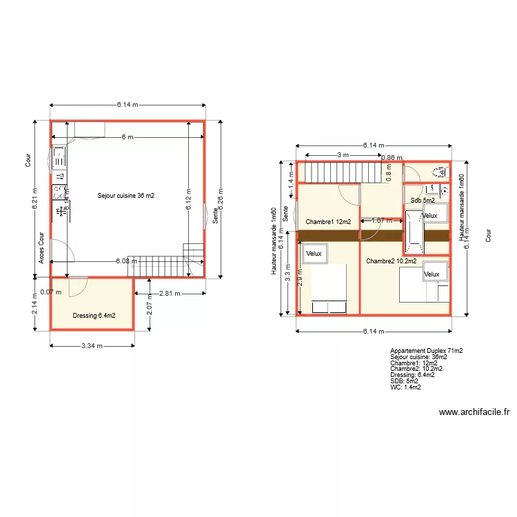 planDuplexInterne1606201910h30. Plan de 