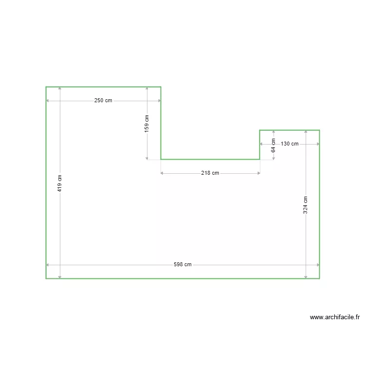 terrasse moumoune. Plan de 