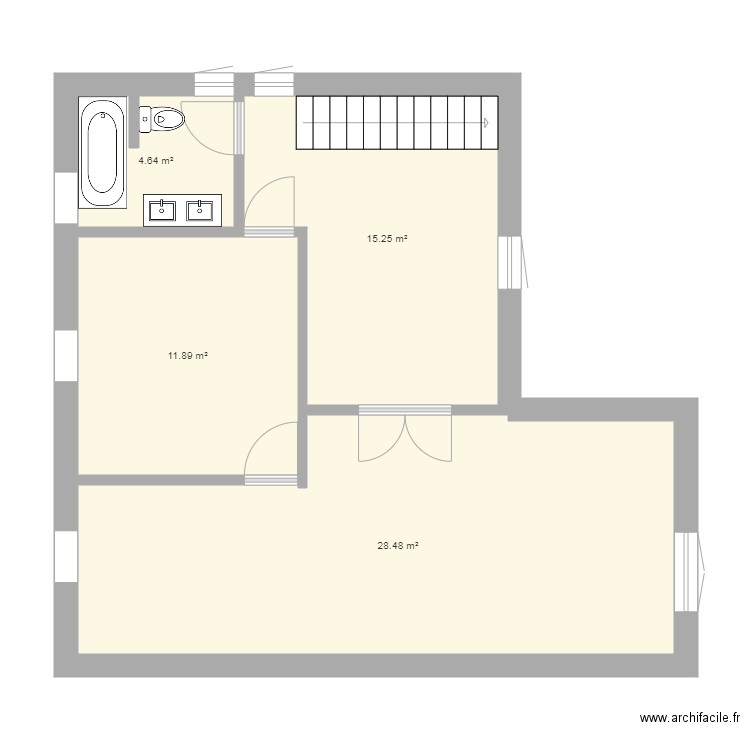 etage maison 3. Plan de 0 pièce et 0 m2