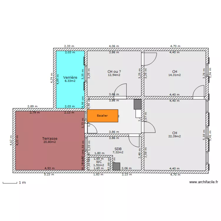 Etage Mutzig. Plan de 