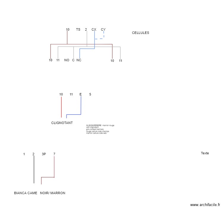 barriere  coulissant. Plan de 0 pièce et 0 m2