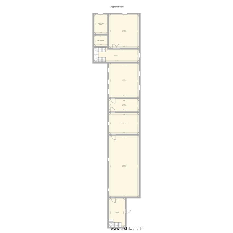 Appartement 1. Plan de 0 pièce et 0 m2