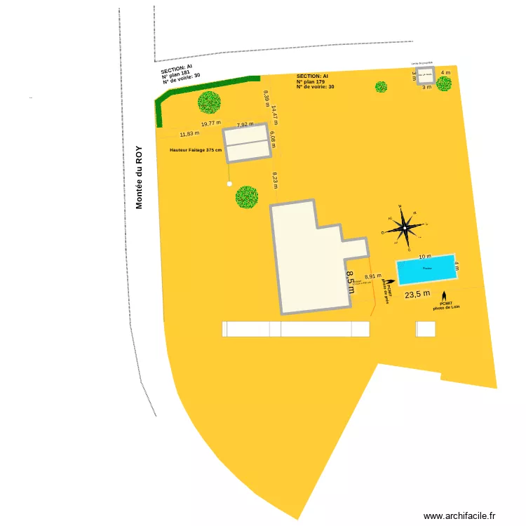 01 Mas du roy. Plan de 