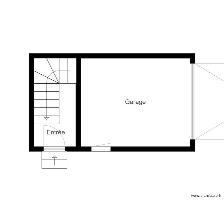 587 RDC. Plan de 0 pièce et 0 m2