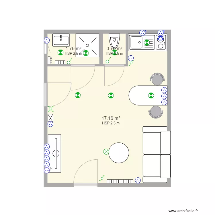 STUDIO MAISON. Plan de STUDIO MAISON. Plan de