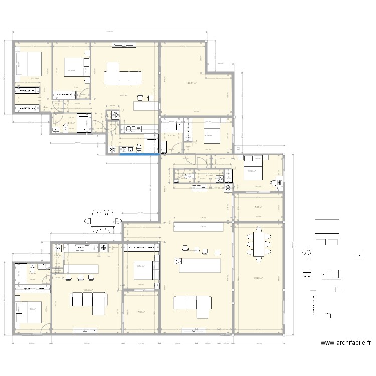 PLAN ATTIQUE. Plan de 0 pièce et 0 m2