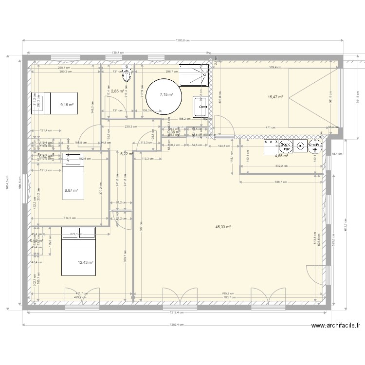 000000 . Plan de 0 pièce et 0 m2