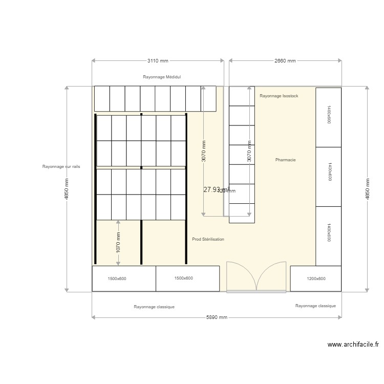 CH Langon. Plan de 0 pièce et 0 m2