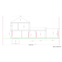 plan de coupe avant travaux mézy