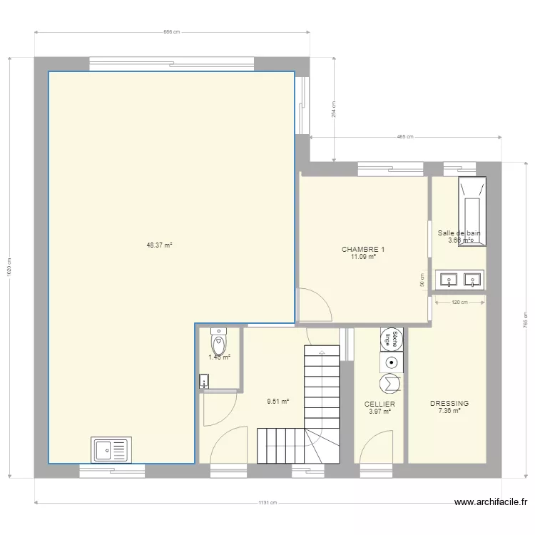 rdc essai. Plan de 