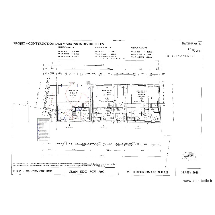 yvetot pl elec RDC . Plan de 0 pièce et 0 m2