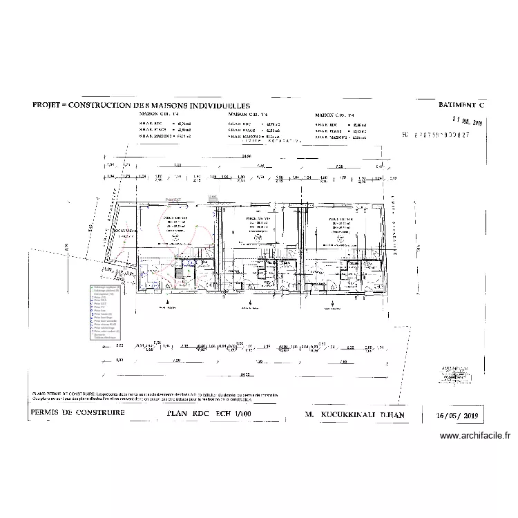 yvetot pl elec RDC . Plan de 