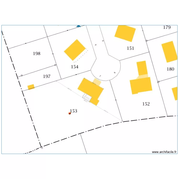 cadastre marquer. Plan de 