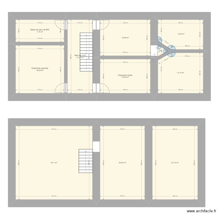 Maison Ohey v2. Plan de 10 pièces et 173 m2