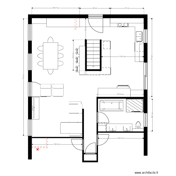 jl bouffard 1.1. Plan de 0 pièce et 0 m2