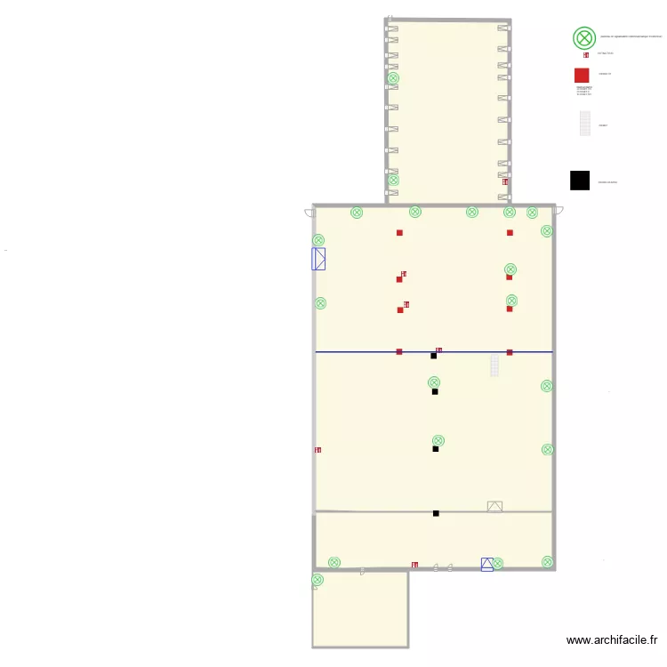 plan des epaces entrepot extincteur . Plan de plan des epaces entrepot extincteur . Plan de